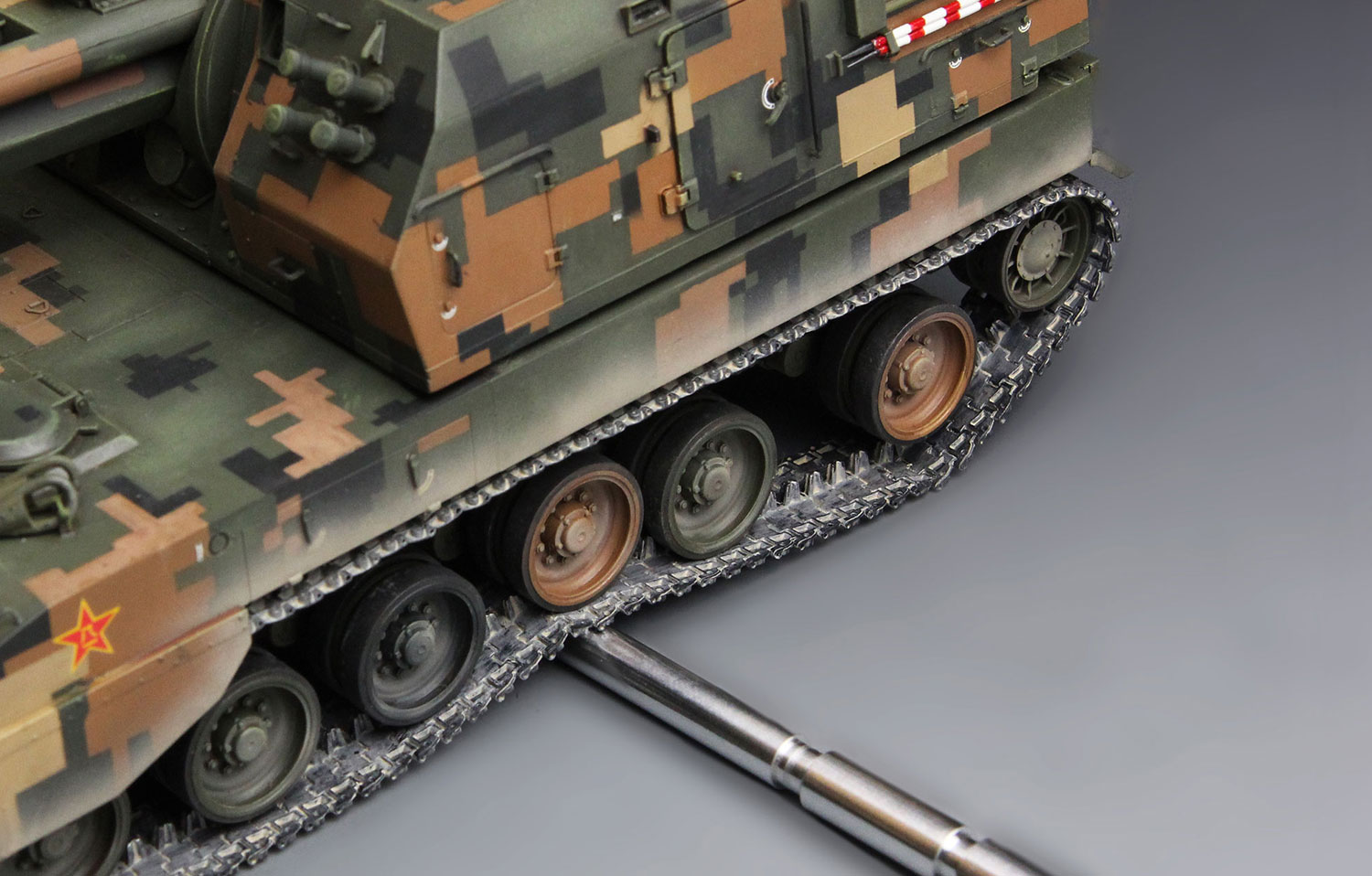 1/35 Scale PLZ05 Self-Propelled Howitzer Mask Improve Appearance for Meng TS-022 